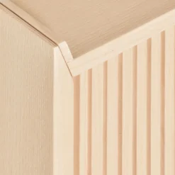 Credenza bassa Sipario a 2 ante in frassino naturale*Dale Italia Clearance