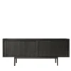 Credenza bassa Sipario a 2 ante in frassino nero*Dale Italia Hot