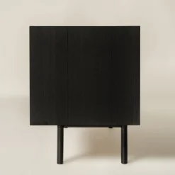 Credenza bassa Sipario a 2 ante in frassino nero*Dale Italia Hot
