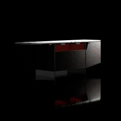 Credenza Bellatrix Nera con Barre a LED*Living Couture Discount