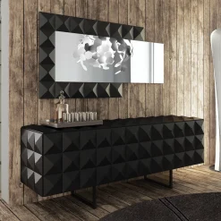 Credenza Belmondo Nero di Bruno Rainaldi*Arkof New