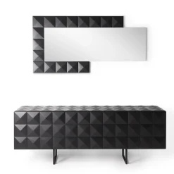 Credenza Belmondo Nero di Bruno Rainaldi*Arkof New