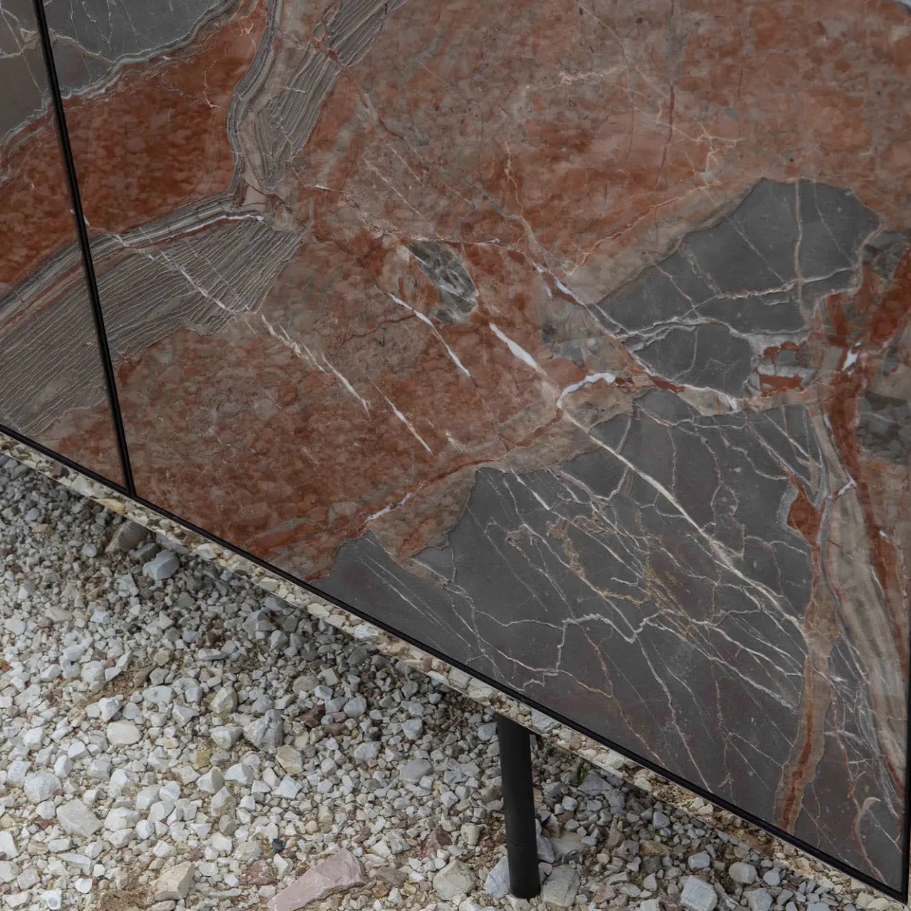 Credenza Beyond a 4 ante in marmo Ombra di Caravaggio*Tonin Casa Clearance