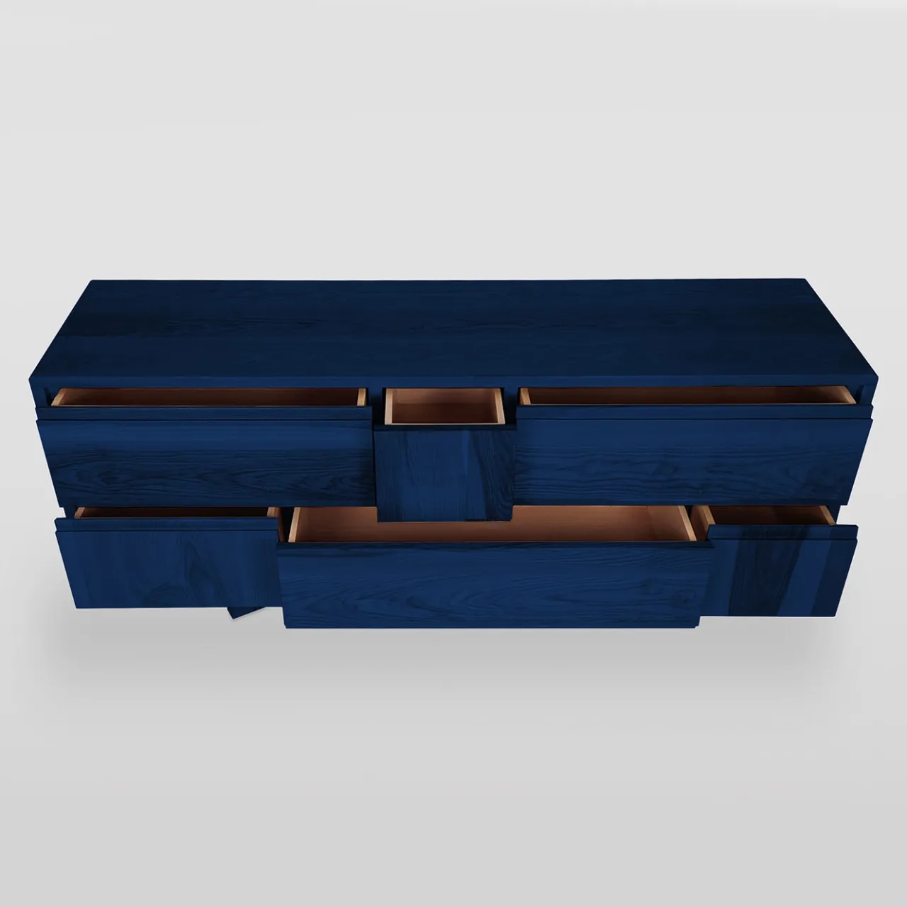 Credenza blu Zhu di Eugenio Gambella*Ebanisteria Roberto Gambella Discount