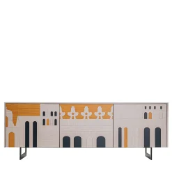 Credenza classica in legno policromo La Certosa*SpazioInterno Discount