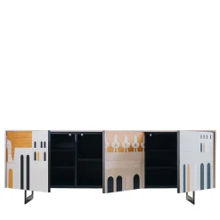 Credenza classica in legno policromo La Certosa*SpazioInterno Discount