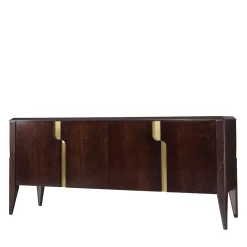 Credenza Clizia in legno di eucalipto scuro*Guerra Vanni Clearance