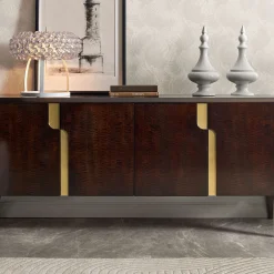 Credenza Clizia in legno di eucalipto scuro*Guerra Vanni Clearance