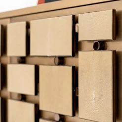 CREDENZA CON PELLE DI RAZZA*CG Capelletti Best