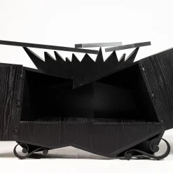 Credenza Conforme Al Plastico in Rovere Nero Laccato*Paolo Pallucco