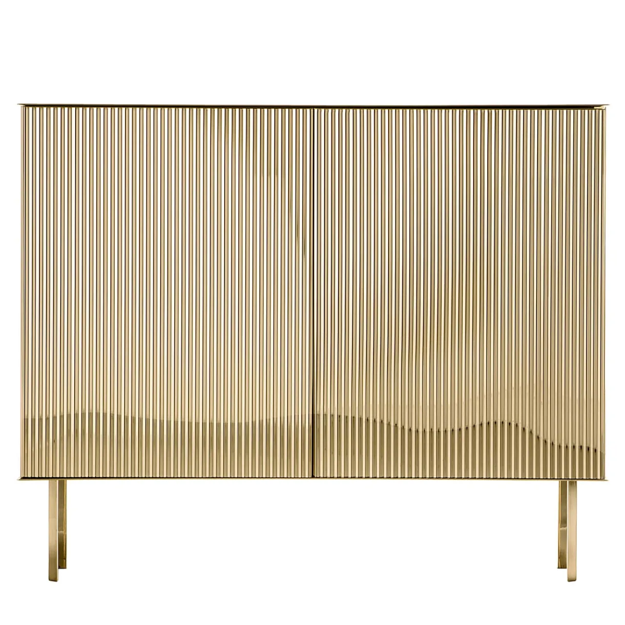 Credenza Elizabeth in ottone lucido di Nathalie Dewez*De Castelli Outlet