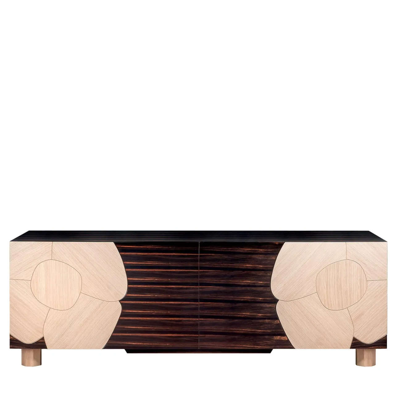 Credenza fiorita Andy a 4 porte*VGnewtrend Best