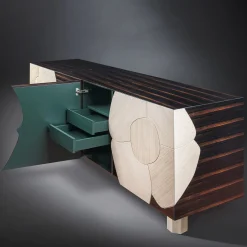 Credenza fiorita Andy a 4 porte*VGnewtrend Best