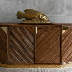 Credenza in Bambù e Ottone*Molto Collectibles Best