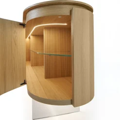 Credenza in legno di quercia beige Soffio*Modesign