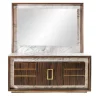 Credenza in marmo Arabescato Frame LF con specchio*Estro Collezioni Clearance