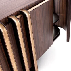 Credenza in ottone e zebra*Annibale Colombo Outlet