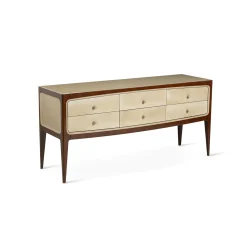 Credenza in stile anni '60 in faggio con cassetti 8712*Salda Online