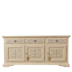 Credenza In Stile Tirolese Dipinta a Mano in Legno*Vangelista 1960 Sale