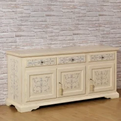 Credenza In Stile Tirolese Dipinta a Mano in Legno*Vangelista 1960 Sale