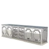 Credenza in vetro di Murano Venere Silver*Fratelli Tosi