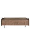 Credenza INTARSIO laccata bronzo ossidato con scocca in noce canaletto intarsiata a mano*Morica Design Clearance
