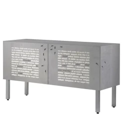 Credenza Le formiche nere Intarsia di Emilio Isgrò*Laura Meroni