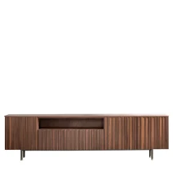 Credenza Line in Frassino con base in metallo*Pacini & Cappellini