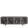 Credenza Margarette a 4 ante effetto marmo Breccia Imperiale*Morica Design Discount