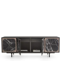 Credenza Margarette a 4 ante effetto marmo Breccia Imperiale*Morica Design Discount