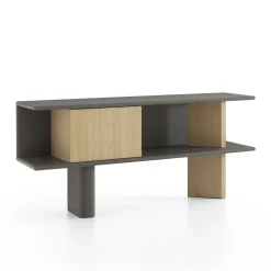 Credenza media Living Oak Wood Gray*Morica Design New
