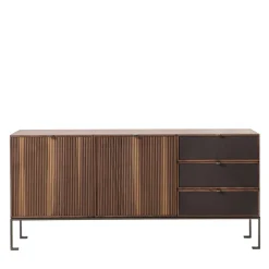 Credenza Melody 3 in legno di noce canaletto*Durame Outlet