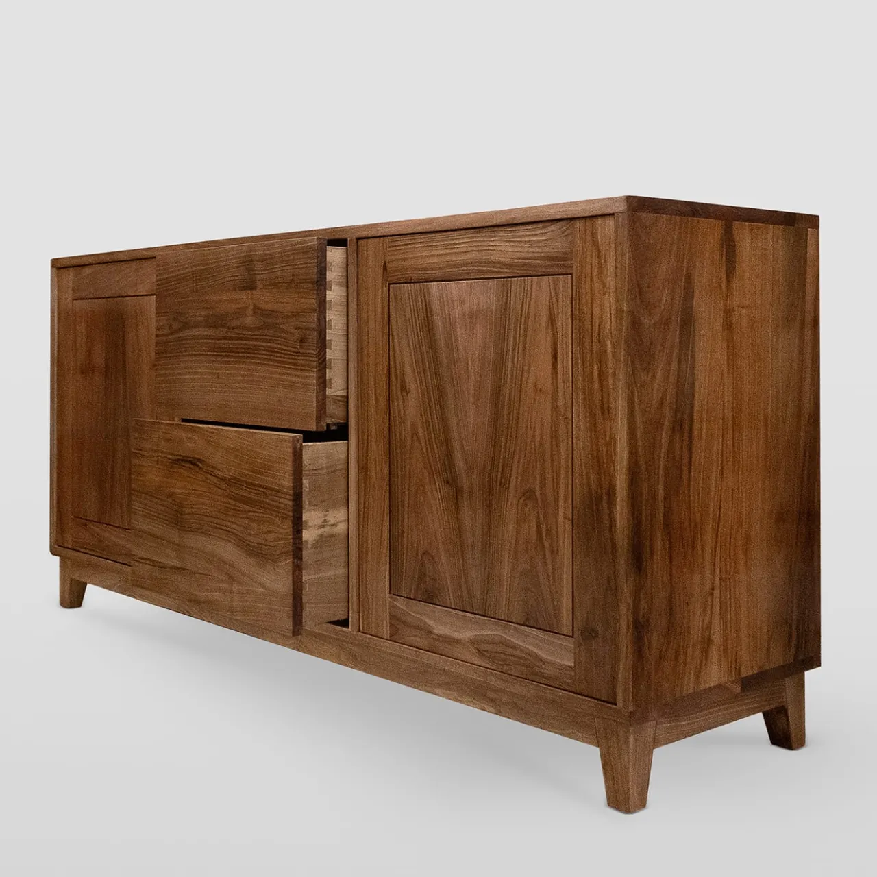 Credenza Minimalista in Noce*Ebanisteria Roberto Gambella