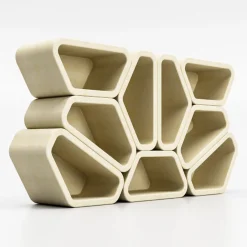 Credenza modulare Messapo in pietra leccese di Noii Studio*Pimar Limestone Discount