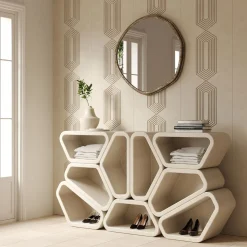 Credenza modulare Messapo in pietra leccese di Noii Studio*Pimar Limestone Discount