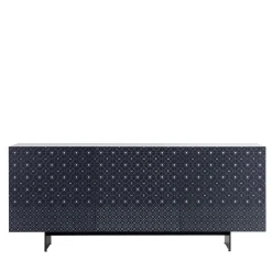 Credenza nera a 3 ante Tiles*Barba Design Hot