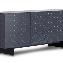 Credenza nera a 3 ante Tiles*Barba Design Hot