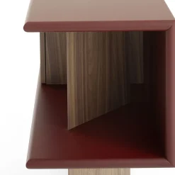 Credenza piccola Living Canaletto Noce Rosso*Morica Design Best