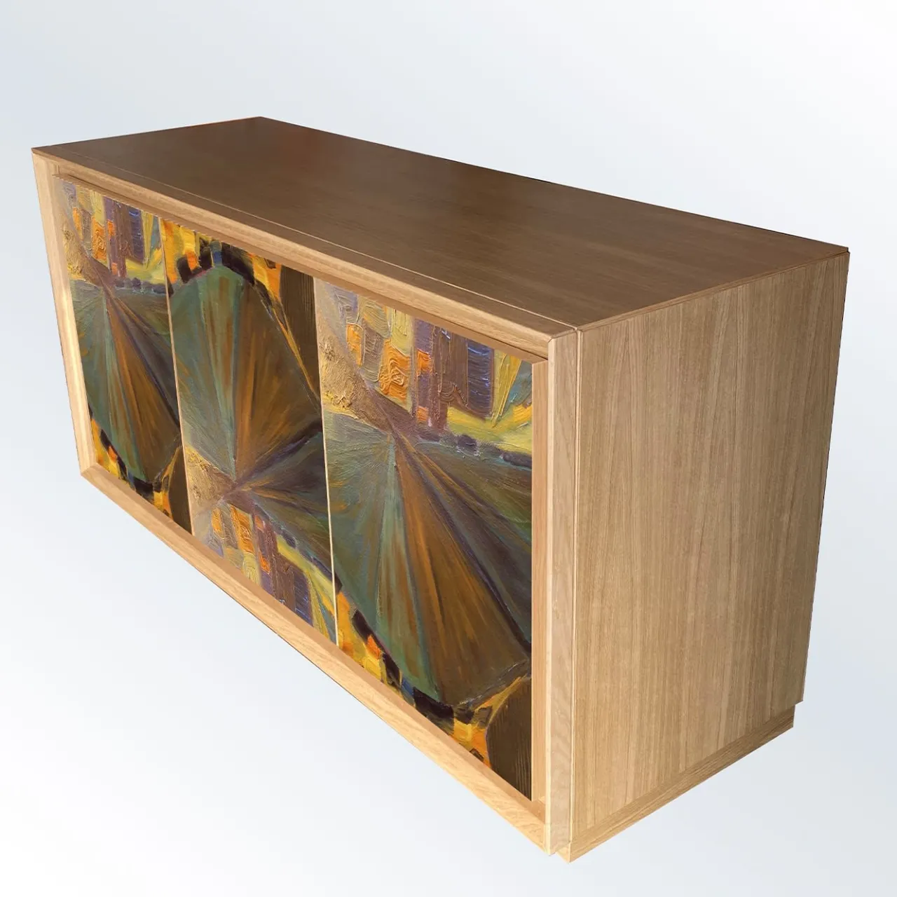 Credenza policroma Pittura Quattro di Mascia Meccani*Meccani Design New