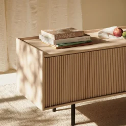 Credenza Sipario 3 porte bassa in frassino naturale*Dale Italia New