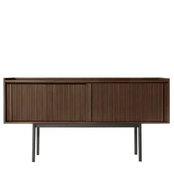 Credenza Sipario a 2 ante alta in frassino marrone*Dale Italia