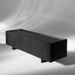 Credenza TV Alfieri in legno laccato nero*Albedo New