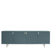 Credenza Universe a 4 porte blu denim*Morica Design