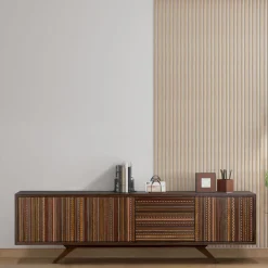 Credenza Vertigo in Noce Policromo Intarsiato*CG Capelletti Best