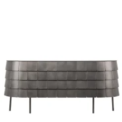 Credenza Yoroi in acciaio inox di Alessandro Masturzo*De Castelli Outlet