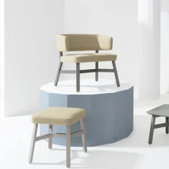 Croissant 579 Ottomana giallo pallido di Emilio Nanni*Billiani 1911 Sale