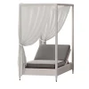 Daybed bianco a 1 posto con baldacchino*CPRN Homood New
