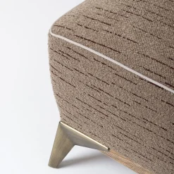 Divanetto Agostina tessuto grigio e bordeaux*Mantellassi 1926 Best