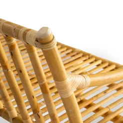 Divano 3 Posti Maya in Canna di Manao e Manila con Cuscini*Mila Maurizi Discount