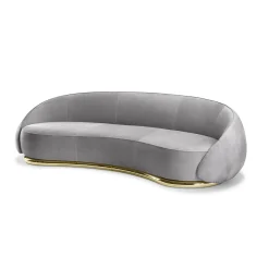 Divano a 3 posti Abbracci grigio*Ghidini 1961 Sale